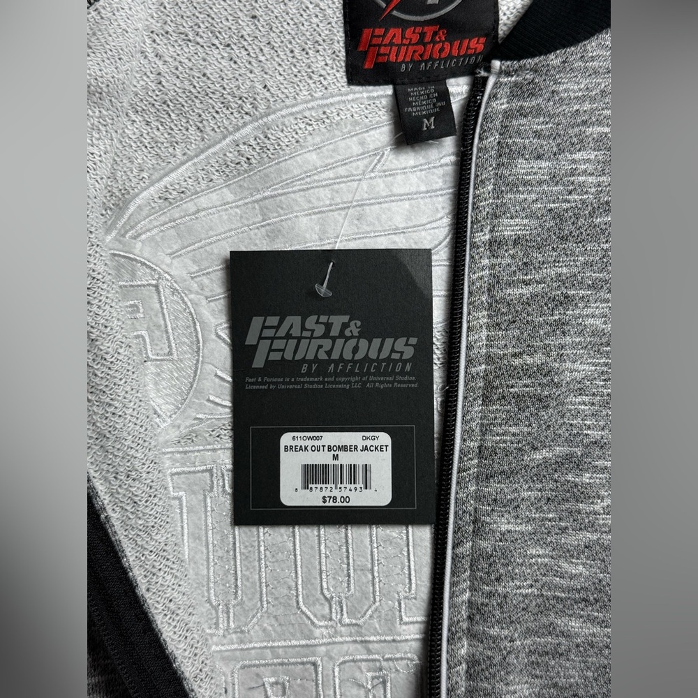 Affliction Fast and Furious Break Out Motors Patch Bomber - Picture 10 of 11